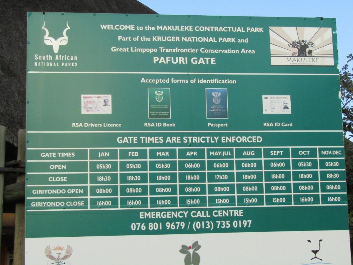 Pafuri Gate Guesthouse Mabalingwe Game Reserve Kültér fotó